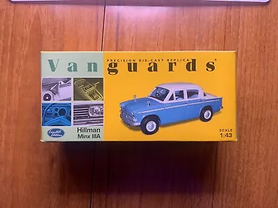 Vanguards Corgi 1:43 Hillman Minx IIIA Blue & Grey VA06802 • £21.95