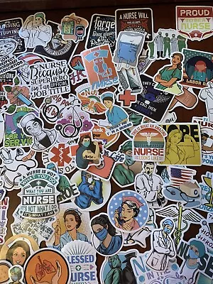 10 Random Nurse And Medical Inspired Stickers • $2