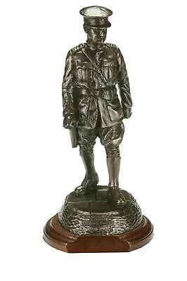 Michael Collins Large Bronze Figure With Wooden Base 37cm • $183.72