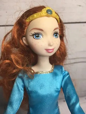 Mattel Disney Princess Merida 11  Doll  Brave  00121 Blue Dress No Shoes • $7.97