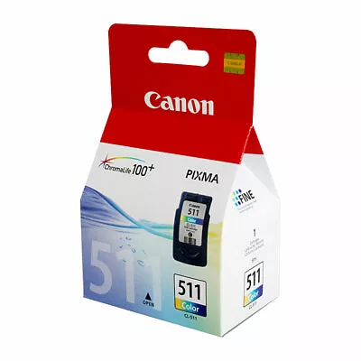 Genuine Canon CL511 Colour Ink Cartridge Colour 244 Pages CL511 • $46.30