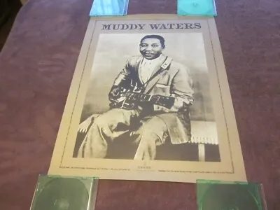 Muddy Waters 2000 Rollin' Stone: The Golden Anniversary Collection Promo Poster • $18