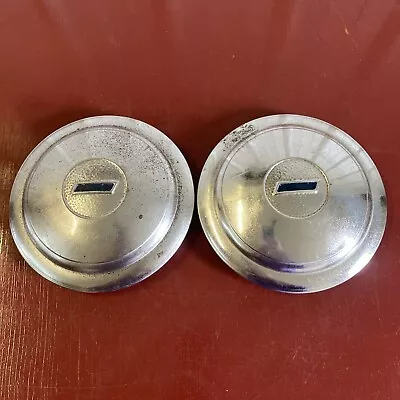 1920 's 1930 's KNOCK-OFF BOWTIE DOG DISH WHEEL COVER HUBCAP PAIR FOR CHEVROLET • $44.99