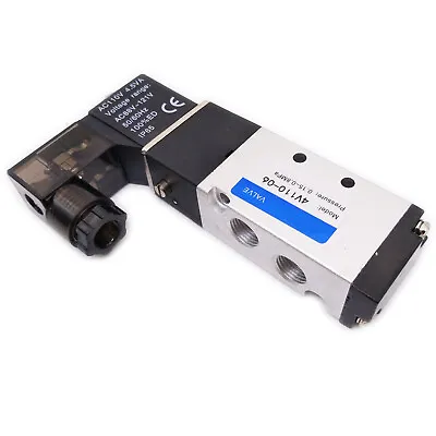 US Stock 4V110-06 AC 110V 5 Way 2 Position 1/8  Pneumatic Solenoid Valve • $16.84