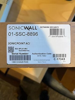 SonicWall APL27-0B1 SonicPoint ACi Wireless Access Point PoE • $80