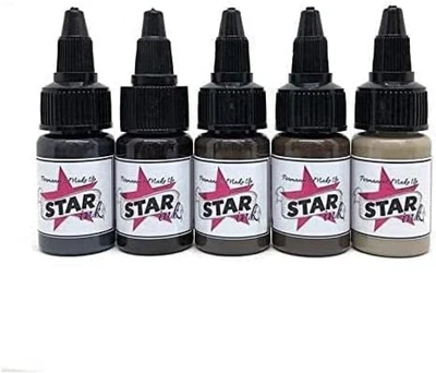 £62.52 • Buy STARINKMAKEUP - Permanent Makeup Ink - KIT EYEBROWS 0.5oz 15ml - 5 Units - - -