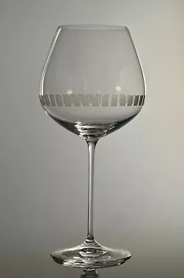 Vera Wang Crystal Pouring Point Burgundy Wine Glass By Wedgwood 10 3/4  Tall EUC • $30