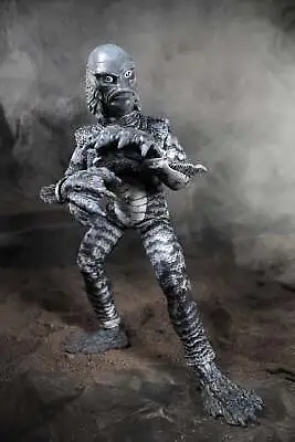 Mego Horror Wave 14 - B&W Creature From The Black Lagoon 8  Action Figure • $15.95