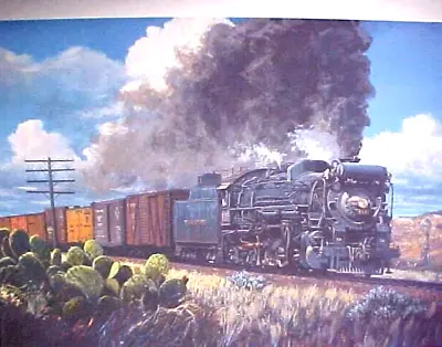 Railroad ArtWinfieldT&P  610 East Of Big Springs  Signed & Numbered (7806) • $42