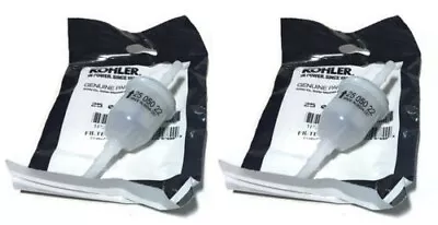 2 Pack Genuine Kohler 25 050 22-S Fuel Filter 1/4  & 5/16  51 Micron OEM • $14.75