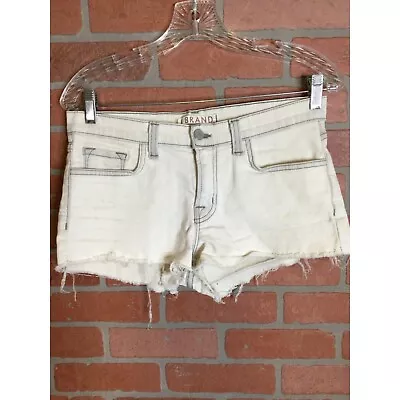 J. Brand Women's Cut-Off Jeans Shorts Denim Raw Hem Low Rise Pockets Size 27 • $24.99