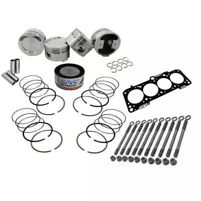 Forged Piston And Rings Set 83.5mm VW 2.0L 16V ABF + Decompression Head Gasket S • $599.90