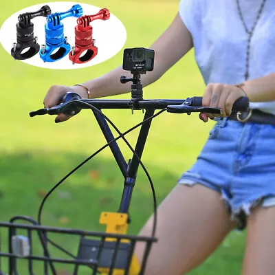 PULUZ 360° Bike Aluminum Handlebar Adapter Mount With Screw For GoPro HERO 6 5 4 • $13.01