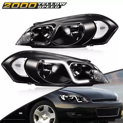 Fit For 2006-2016 Chevy Impala/Monte Carlo Headlight Clear Signal LED DRL USA • $83.11