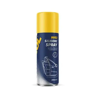 £6.37 • Buy 9953 MANNOL Silicone Spray Lubricant Water Proofing 200ml 
