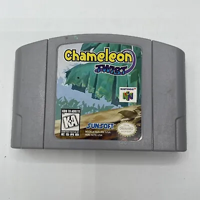 Chameleon Twist For Nintendo 64 N64 Cart Great Shape Video Game Cartridge N 64 • $36.26