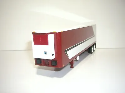 Dcp First Gear 1/64 Red And White 40' Vintage Tandem Axle Reefer Van Trailer • $49.99