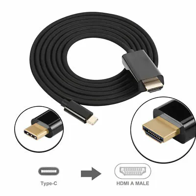 Type C USB C To HDMI Cable Adapter Cord For Samsung LG Andriod PC Laptop To TV • $8.06