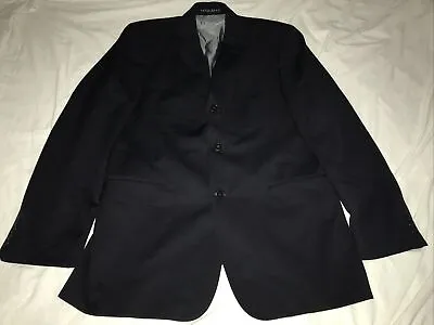 Men’s Hugo Boss ‘Scorsese/Movie’ 40R Black Wool Sport Coat Blazer Made In USA • $49.88