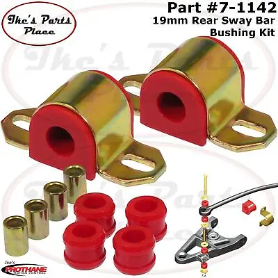 Prothane 7-1142 Rear 19mm Sway Bar/End Link Bushing Kit 84-96 C4 Chevy Corvette • $42.99