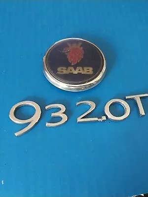 Saab 93 2.0t 2007 Chrome Lettering Emblem With Logo • $18.95