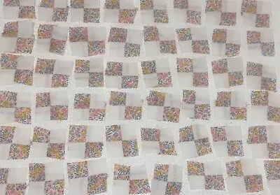Tiny Postage Stamp Liberty Of London 4-patch Quilt Blocks 1”squares 2”blocks  • $10