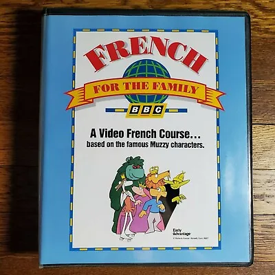 French For The Family Language - MUZZY BBC - Early Advantage VHS Vintage 1992 • $8