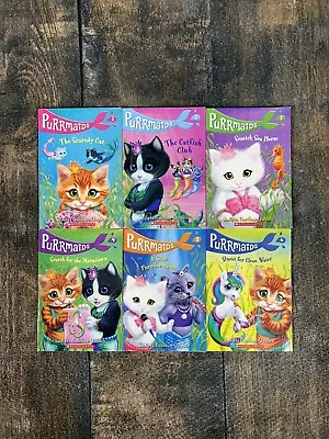 Purrmaids Children’s Book Series Books 1-6! Paperback! Kitten Cat Mermaids! • $11.99