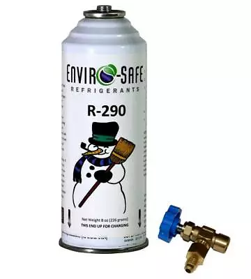 Enviro-Safe R-290 Refrigerant With Top Tap #9935 • $19.50