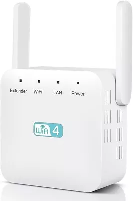 WiFi Signal Booster 300Mbps Extender Range Repeater UK Plug Internet Amplifier • £9.50