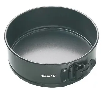 KitchenCraft - MasterClass Non Stick 15cm/6 Inch Round Springform Cake Tin • £10.50