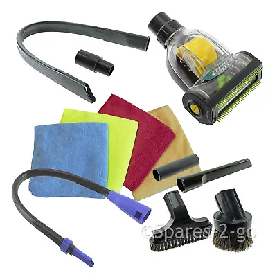 UNIVERSAL Car Valet Brush Crevice Upholstery Turbo Tool Kit For Vacuum Hoover • £28.49