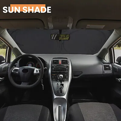 Large Car Sun Shade Visor Van SUV Windscreen Sunshade Car Cover Protector Cooler • $12.99