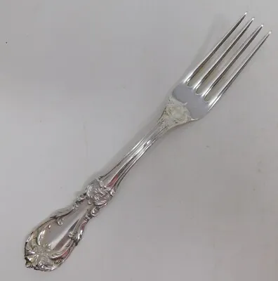 Reed & Barton  BURGUNDY  Pattern 7.25  Dinner Fork No Monograms 64 Grams VGC • $59.75