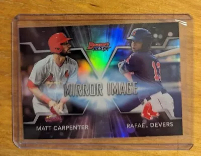 2016 Bowman's Best Mirror Image #MI-20 Matt Carpenter/Rafael Devers RC Red Sox • $1.69