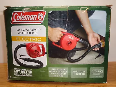 Coleman  Electric Pump QUICKPUMP Inflates & Deflates Air Mattresses And More • $19