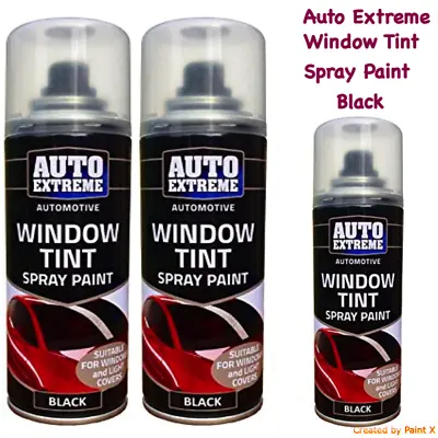 Automotive Car Head Light Glass Window Tint Plastic Lens Black Smoke Spray Paint • £9.95