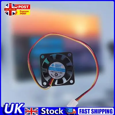 2Pcs 3 Pin 40mm Computer CPU Cooler Cooling Fan PC 4cm 40x40x10mm DC 12V UK • £5.29