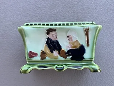 Unique Antique Majolica Small Planter ?? • $35