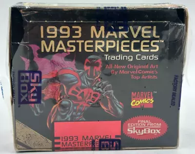 AUCTION #11 1993 Skybox Marvel Masterpieces Hobby Box Sealed /350000 • $6.50