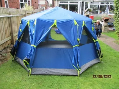 Coleman OctaGo 3-Person Octagon Tent - Blue (2000035194) *Free P&P • £179.95