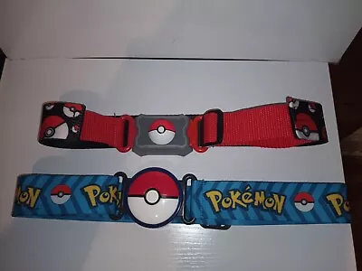 $10 • Buy Lot Of  2 Pokemon Belt Toy Clip N Go Adjustable Kid's Belt