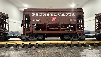 LGB G Scale PRR Ore Car 4 Piece Mixed Set - 40045 - Pre-Owned • $259.99