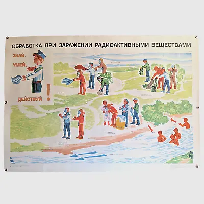 Protecting Children In The Scout Camp During A Nuclear War / Vtg STALKER Poster • $89