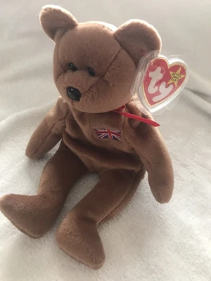 £16 • Buy Rare Ty Beanie Baby “Britannia“ Bear Original Ty 1997