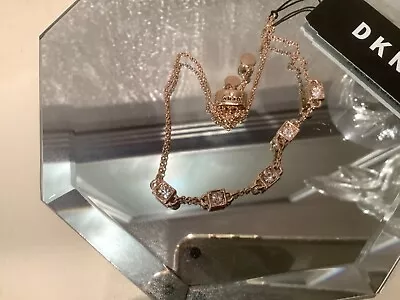 £35.99 • Buy DKNY Bracelet , Padlock Design, Diamonique Stones , Authentic, NWT.