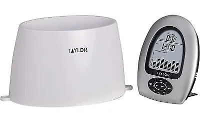 Taylor Wireless Rain Gauge With Thermometer NIB • $29.99