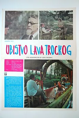 Leon Trotsky #1 Alain Delon Romy Schneider 1972 Rare Exyugo Movie Poster  • $33.49