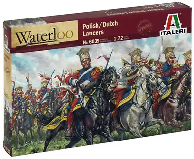 Italeri 1/72 Napoleonic Wars Polish Lancers # 6039 - Plastic Model Figures • £9.99