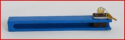 $65 • Buy VINTAGE MASTER LOCK/LOCK On A Slider Bar As Shown/Rail /Cabinet Lock Free Ship